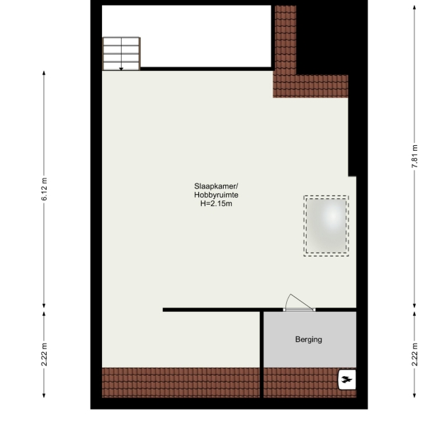 plattegrond 3e verdieping